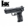 PISTOLA CO2 H&K HK45 BB 4.5 PAQUETE CON 500 BOLAS DE ACERO Y 20 CAPSULAS DE CO2 12 GRAMOS